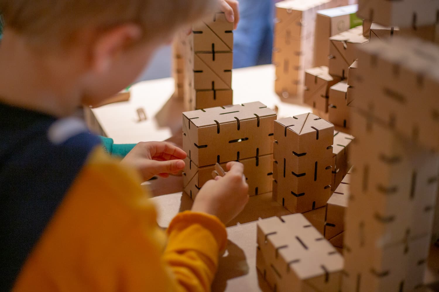 Strefa eventowa tekturowych klocków Cardblocks - atrakcja na wydarzenia plenerowe